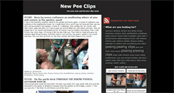 Desktop Screenshot of newpeeclips.com
